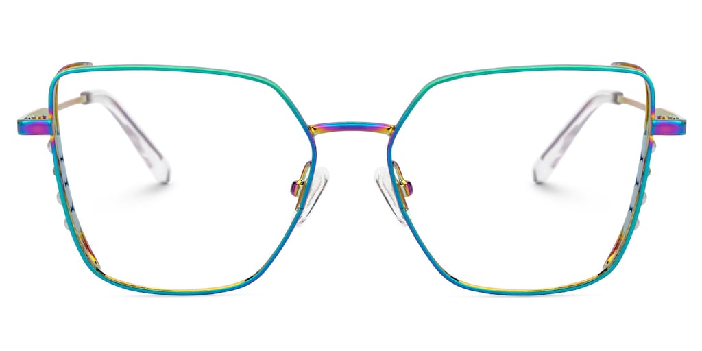 Jamison Square Iridescent Glasses
