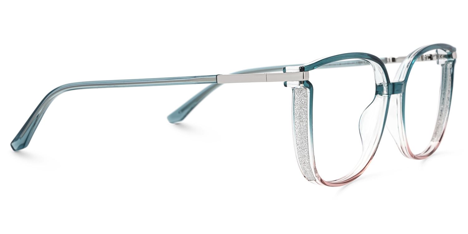 Rodz Green-Pink Eyeglasses with Affordable Designer Frame2