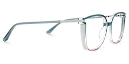 Rodz Square Green-Pink Glasses2