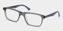 Bastian Gray Rectangle Glasses3