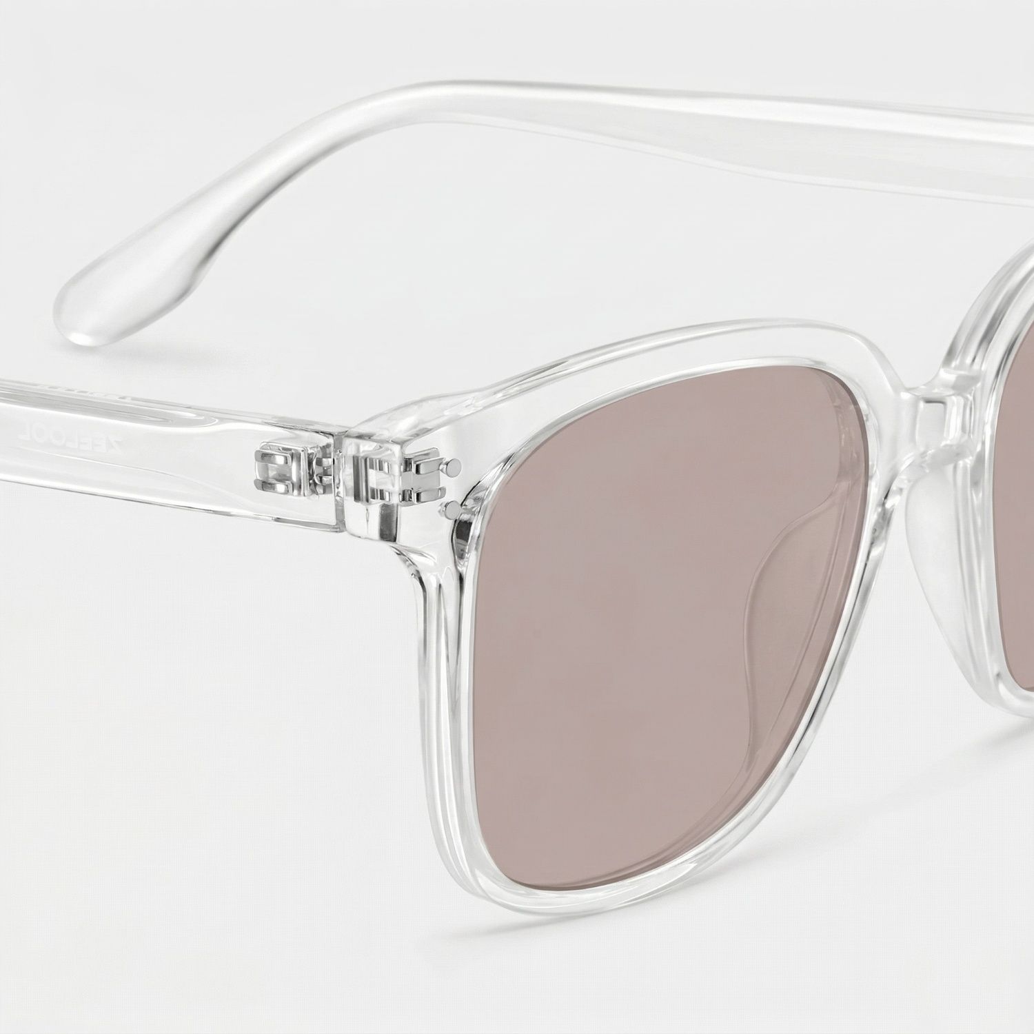 Oglesby Square Blue Light Blocking Glasses Clear Frame | Zeelool4