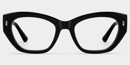 Dillon Black Cat eye Glasses1
