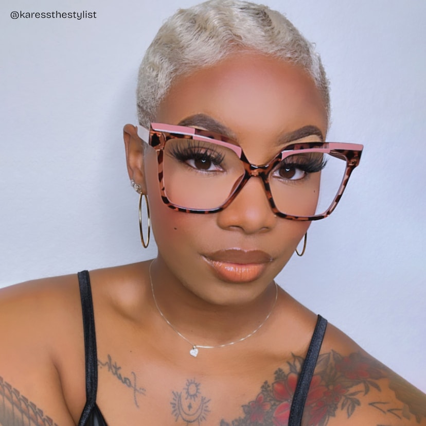 Square Eboney Tortoise Frame Glasses Deals -Zeelool Optical