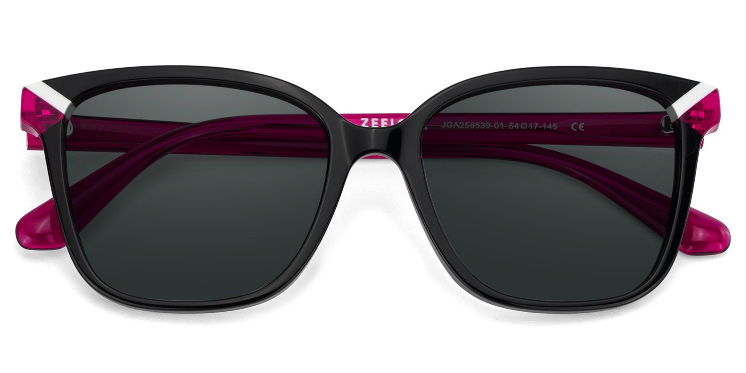 Thin Black Sunglasses Frame with a Square Shape2