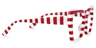 Pavia Butterfly Red Striped Glasses2