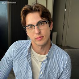Landon Browline Silver Glasses7