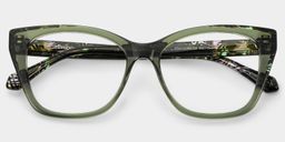 Maple Green Butterfly Glasses2