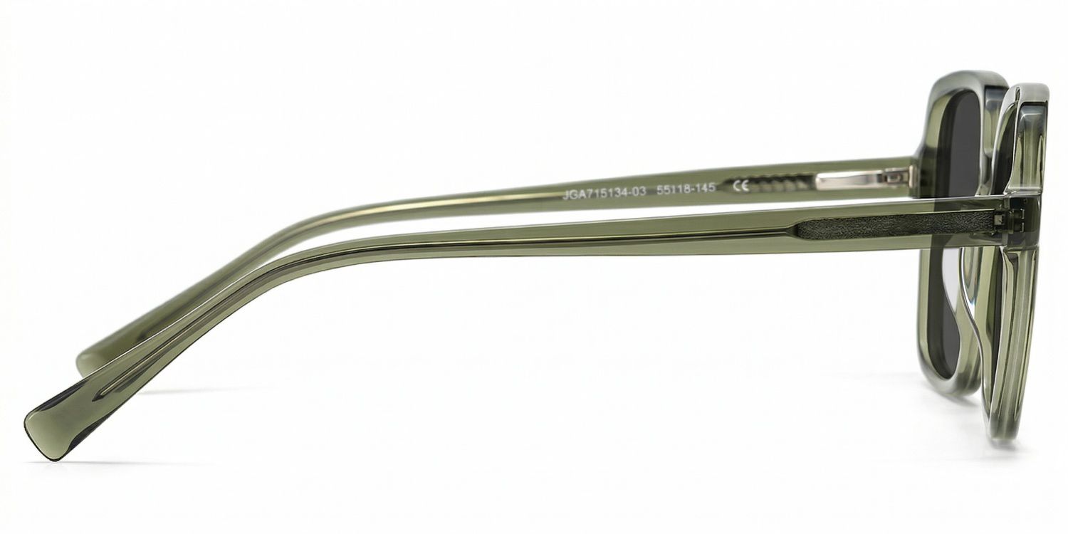 Ember Square Green Frame Sunglasses Online Sale | ZEELOOL3