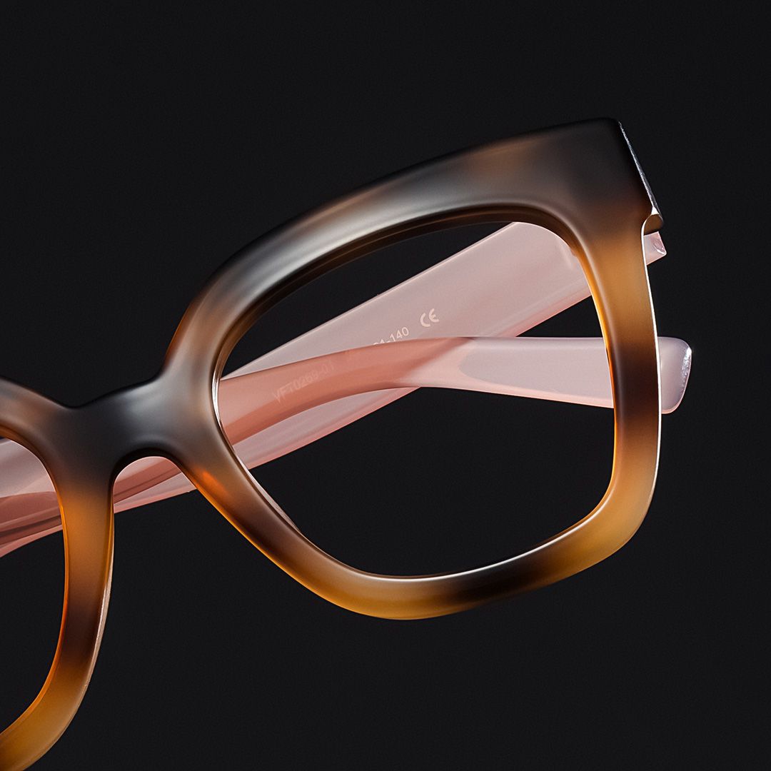 Malcolm Square Burnt Umber Frame Glasses | ZEELOOL1
