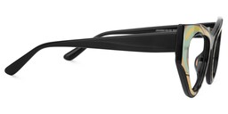 Jallow Cateye Black Glasses2