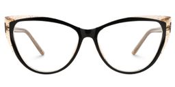 Tarun Cateye Beige Glasses0
