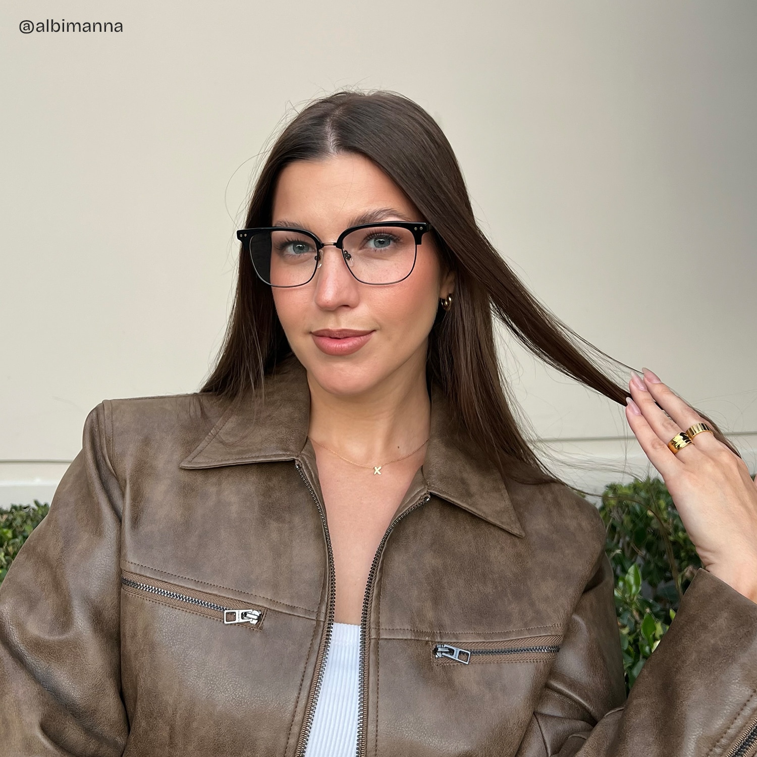 Nathan Browline Black Glasses7