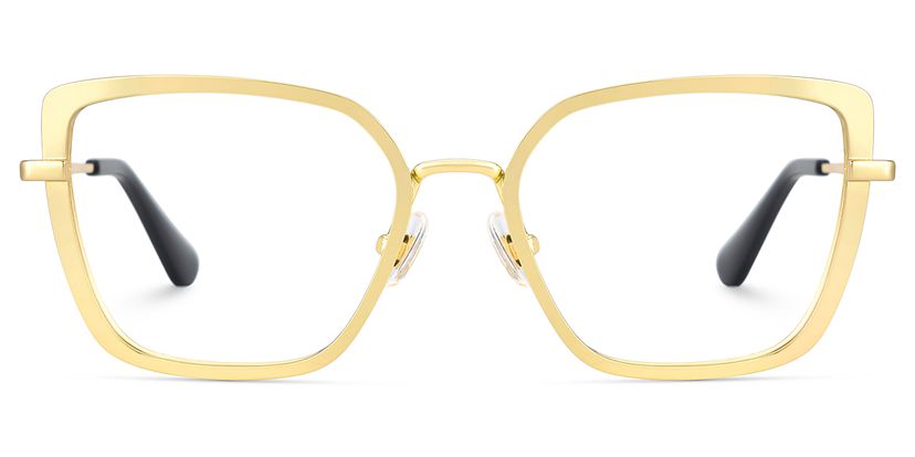 Max Square Gold Glasses