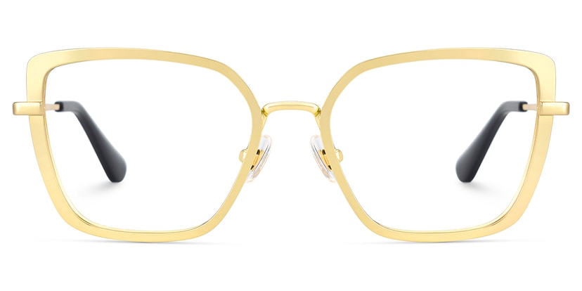 Max Square Gold Glasses