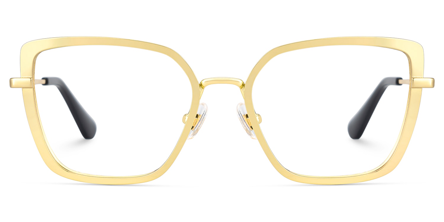 Max Square Gold Glasses