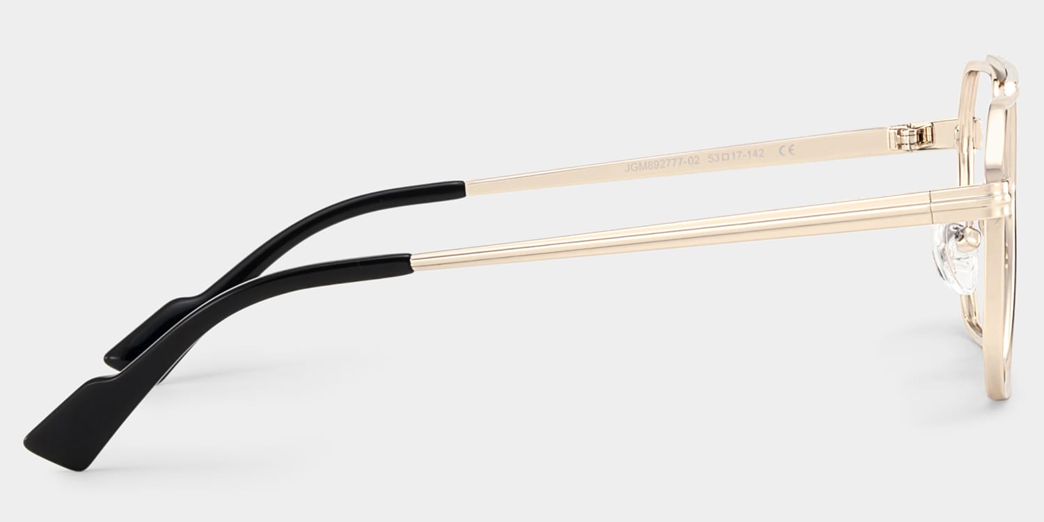 Autumn Aviator Gold Glasses4