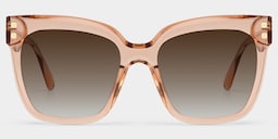 Minguela Square Beige Glasses0