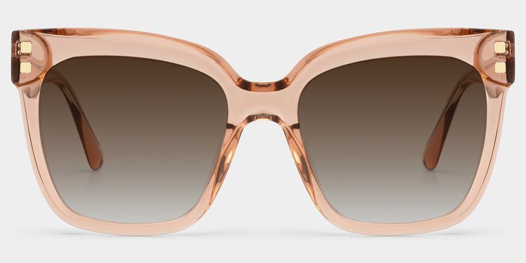 Minguela Square Beige Glasses