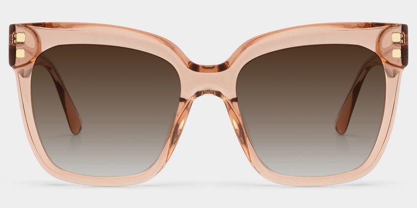 Minguela Beige Square Sunglasses