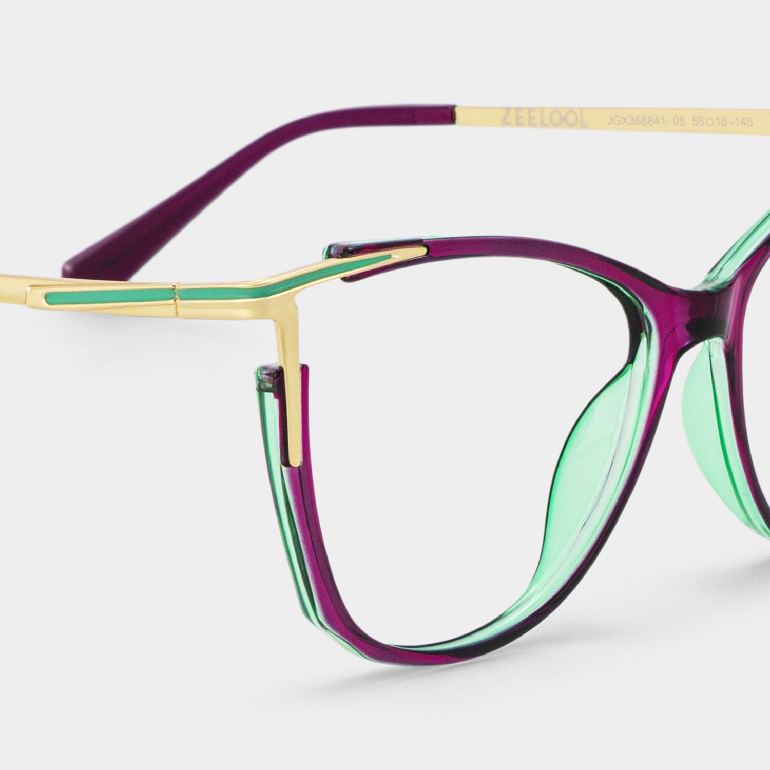 Cateye Yomary Purple Frame Glasses Deals | Zeelool Optical4
