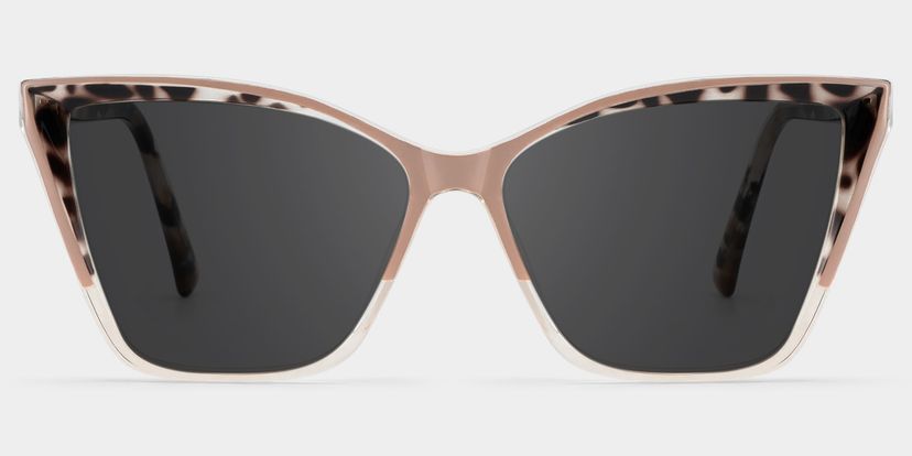 Adalis Beige Cat eye Sunglasses