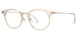 Marcelin Oval Clear Glasses1
