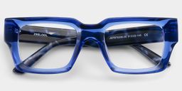 Orson Rectangle Blue Glasses2