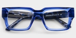 Orson Rectangle Blue Glasses2