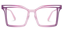 Jacott Square Purple Glasses0