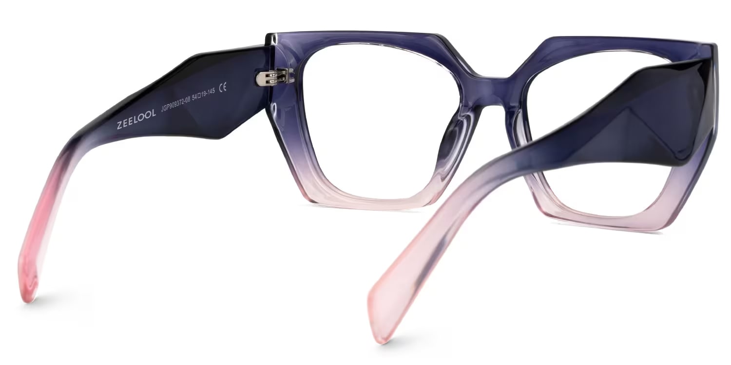 Sileidy Geometric Purple-Pink Glasses3