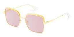 Karan Square Gold Sunglasses2