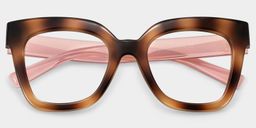 Malcolm Burnt-Umber Square Glasses4