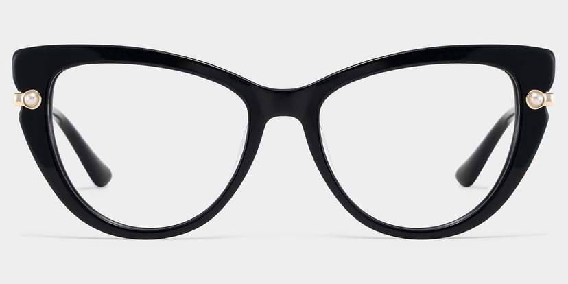 Maggie Cat eye Black Glasses