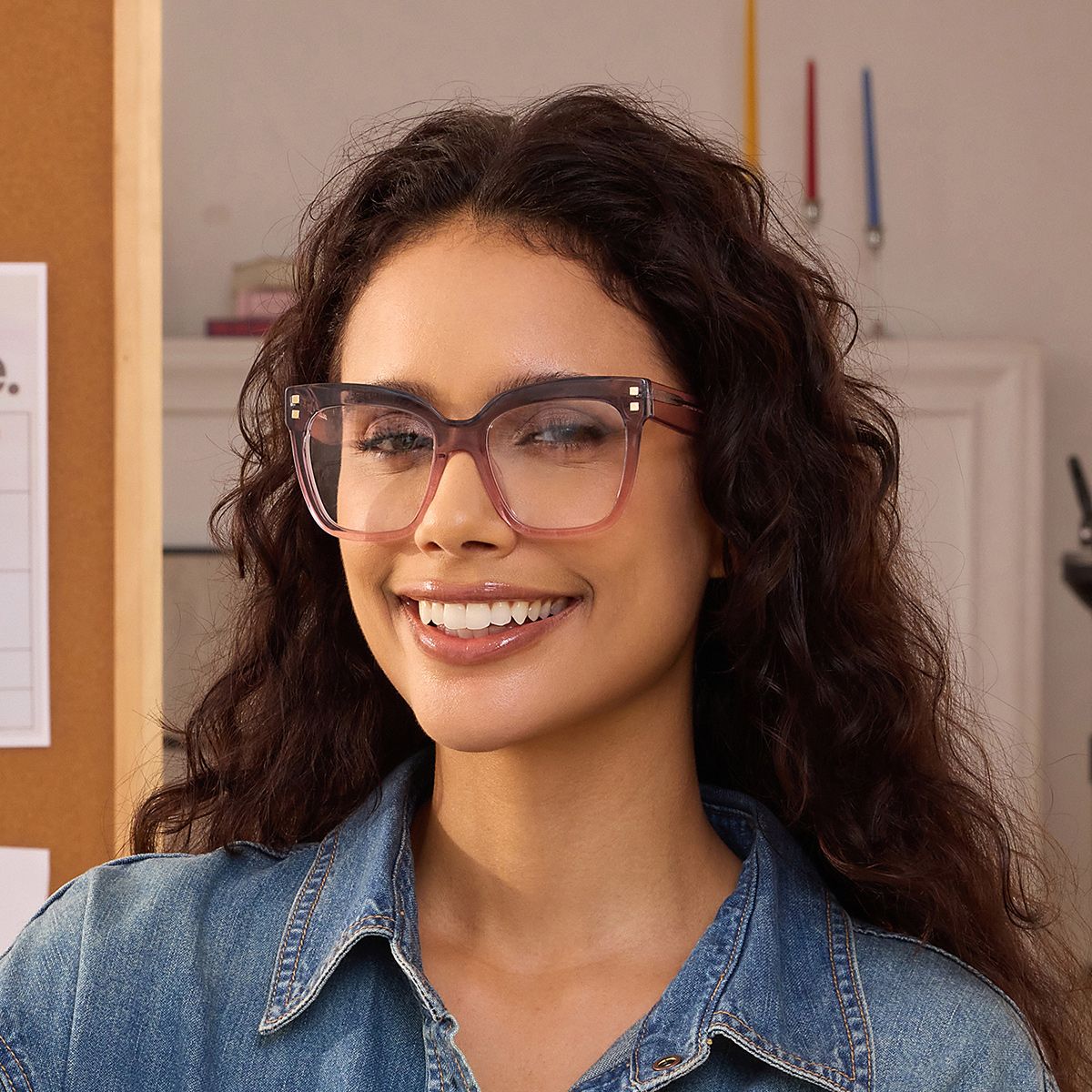 Women's Square Prescription Eyeglasses