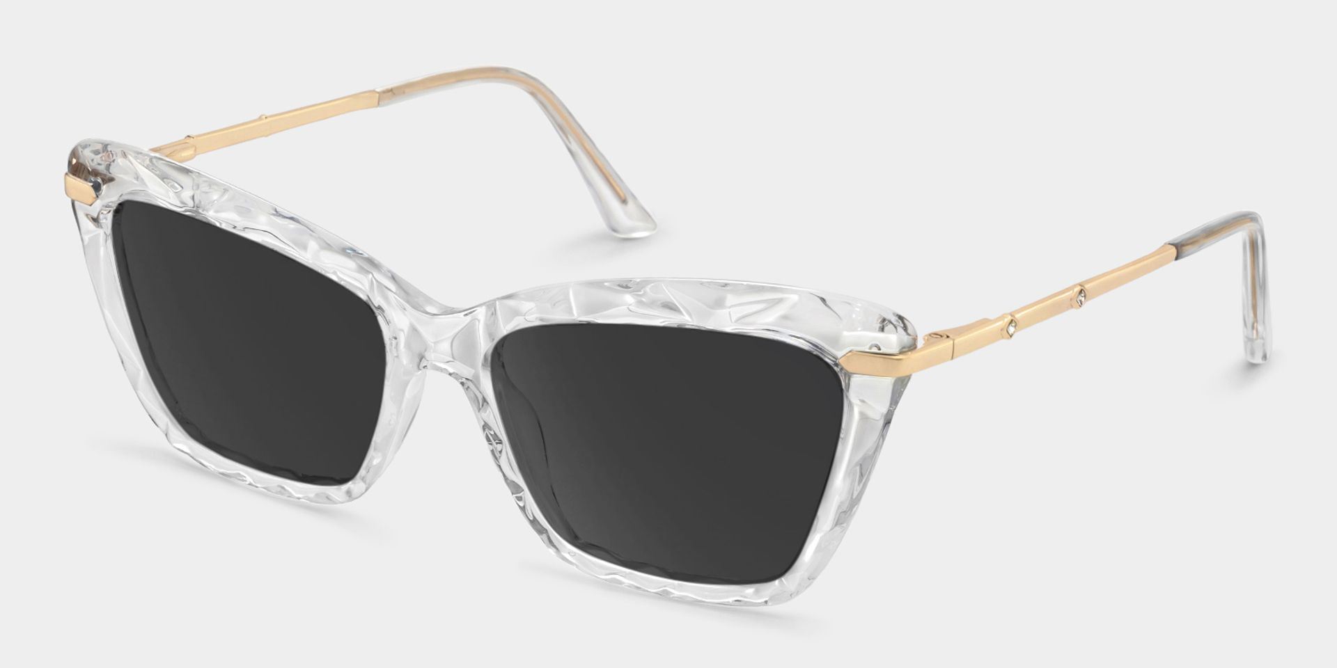 Juliet Cateye Clear Sunglasses with Translucent Frames2