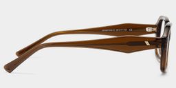 Rowan Brown Rectangle Glasses5