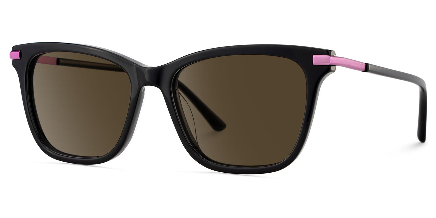 Eliot Rectangle Eyewear with Black2