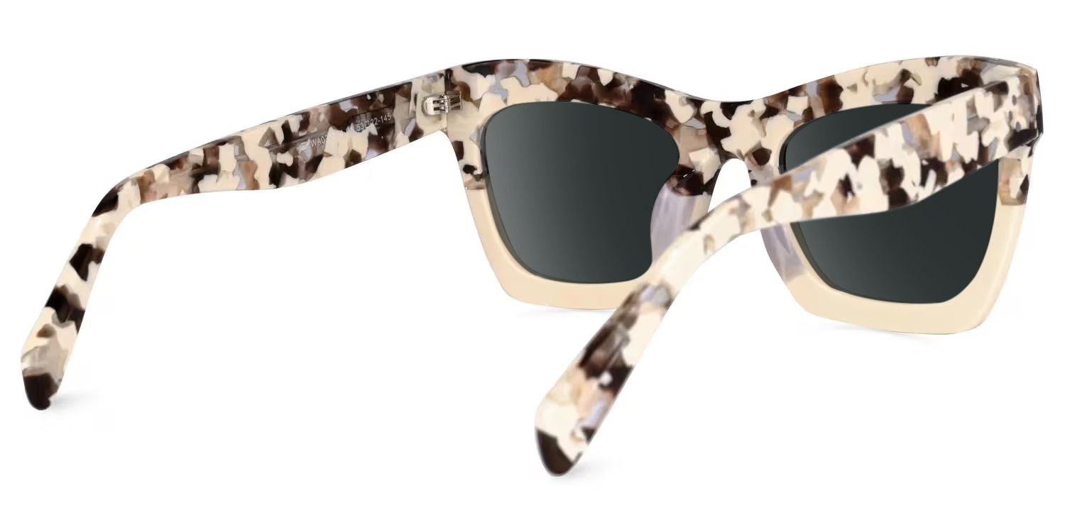 Benitez Acetate Two-Tone Frame Sunglasses | ZEELOOL3