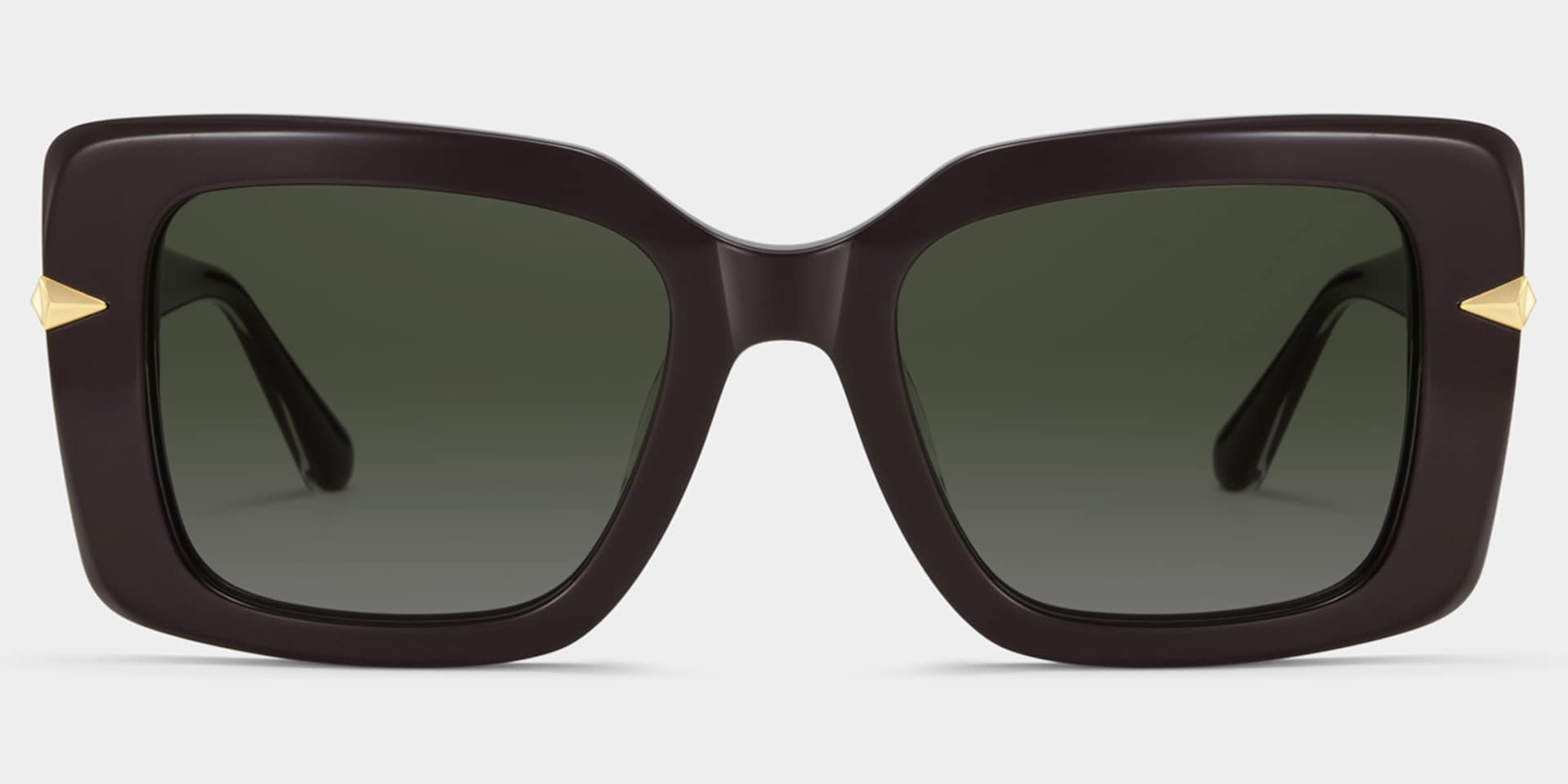 Neon Square Brown Polarized Sunglasses2