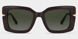 Neon Brown Square Glasses2