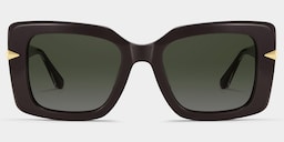 Neon Square Brown Polarized Sunglasses2