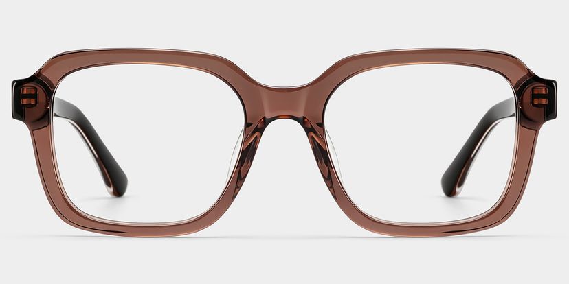 Parker Brown Square Glasses