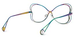 Aretha Geometric Iridescent Glasses3