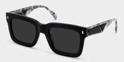Shirmme Square Black Glasses2