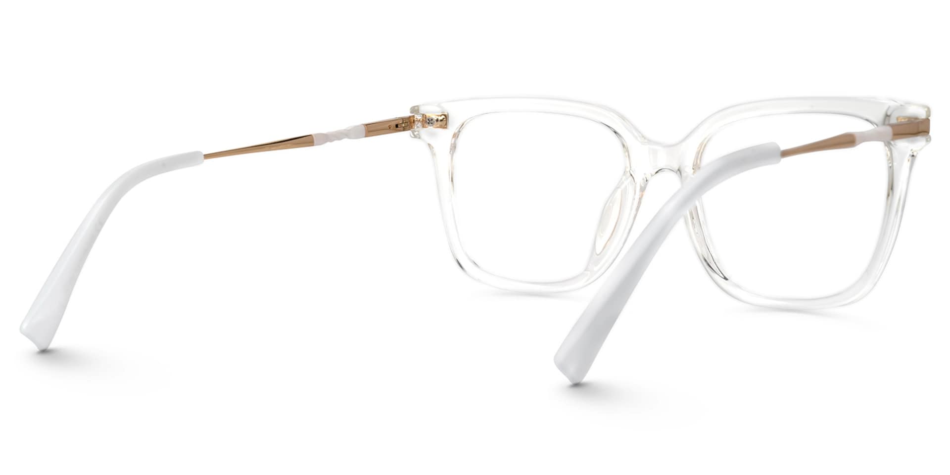 Jacqui Square Crystal Eyeglasses and Glasses Frames3