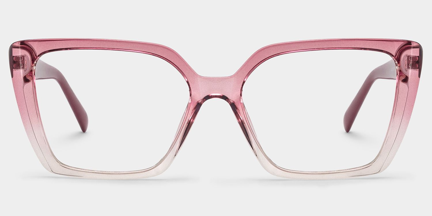 Emery Two-Tone Geometric Eyeglass Frames | ZEELOOL1