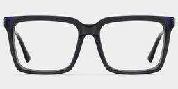 Troy Rectangle Dark Gray Glasses1
