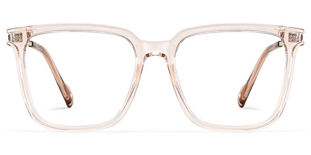 Zeyna Square Beige Glasses