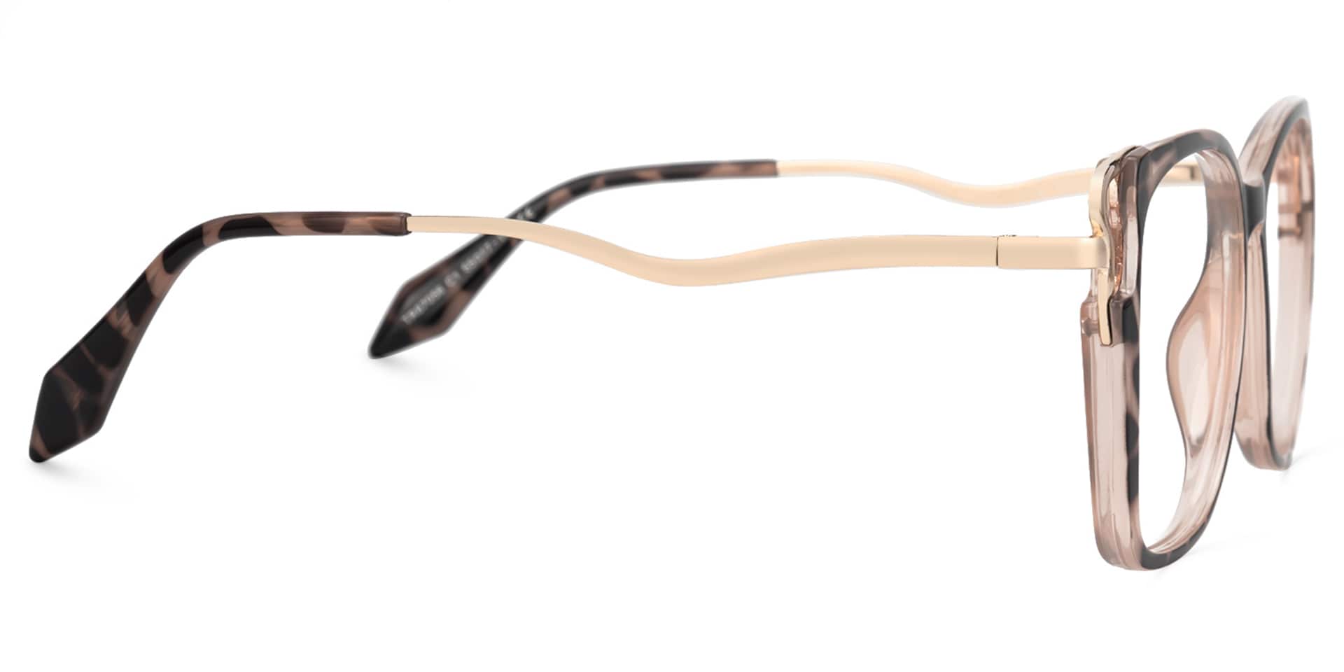 Farria Square Dark Havana Glasses for Women and Men3