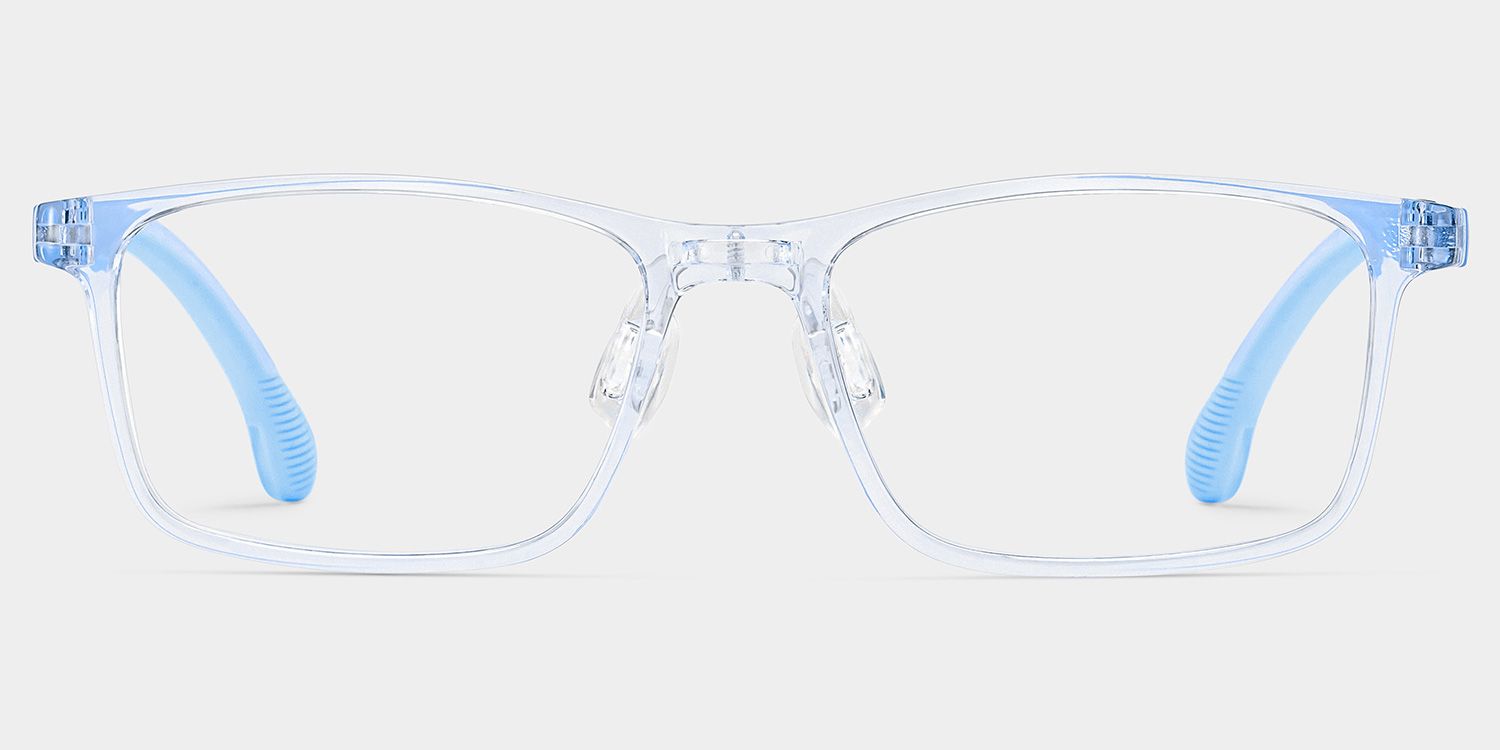 Sunny Rectangle Blue Frame Eyeglasses for Tween1